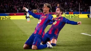 برشلونة يستعيد صدارة الليجا بفوزه الحاسم على أتلتيكو مدريد